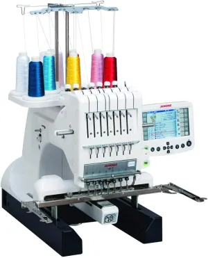 Janome 001MB7 Multi-Needle Embroidery Machine, One Size, White