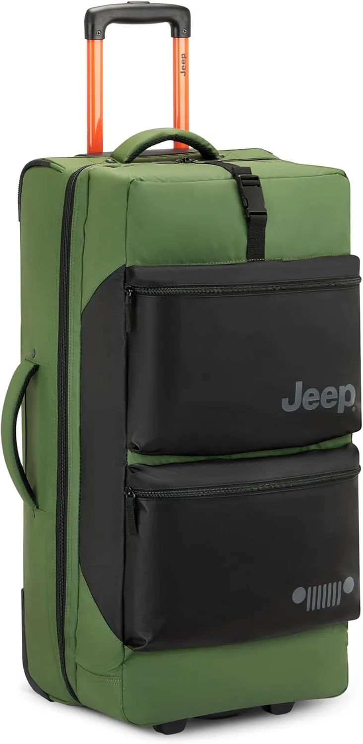 Jeep JS006B Two Wheel Rolling Travel Duffle Bag