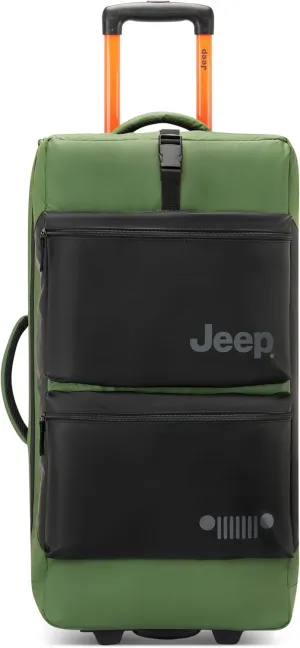 Jeep JS006B Two Wheel Rolling Travel Duffle Bag