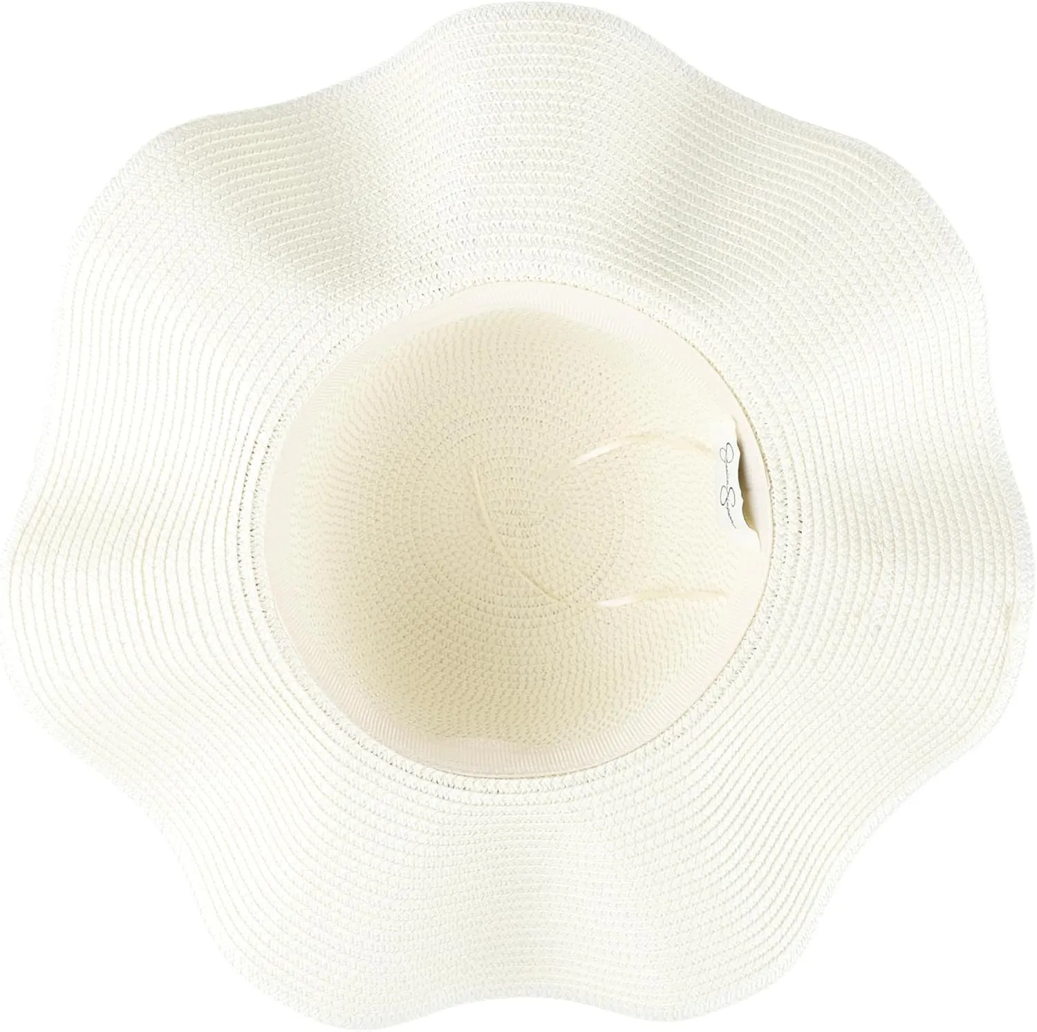 Jessica Simpson Women's Wide Brim Straw Hat