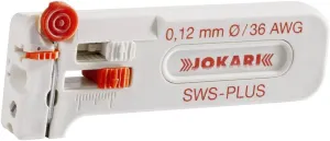 Jokari 40015 0.12 mm 36 AWG Diameter Mini-Precision Stripping Tool for Solid Cable and Stranded Wires - Multi-Coloured