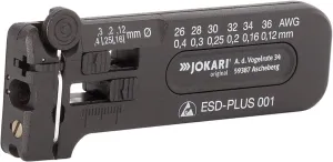 Jokari 40027 36-26 AWG Mini-Precision ESD Cable Stripping Tool - Multi-Coloured
