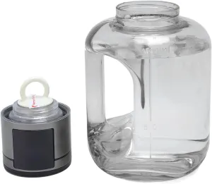 JTLB Hydrogen Water Bottle Generator 1000ML Capacity 5V USB Portable Hydrogen Water Machine for Outdoor Sports Travel Office (Black)