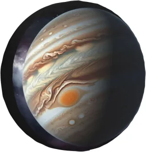 Jupiter Landscape Tire Cover Outdoor Waterproof Snow Sun Rain Wheel Cover Portable Wheel Bags Camper Spare Tire Cover Universal Car Tire Protectors for Trailer RV SUV