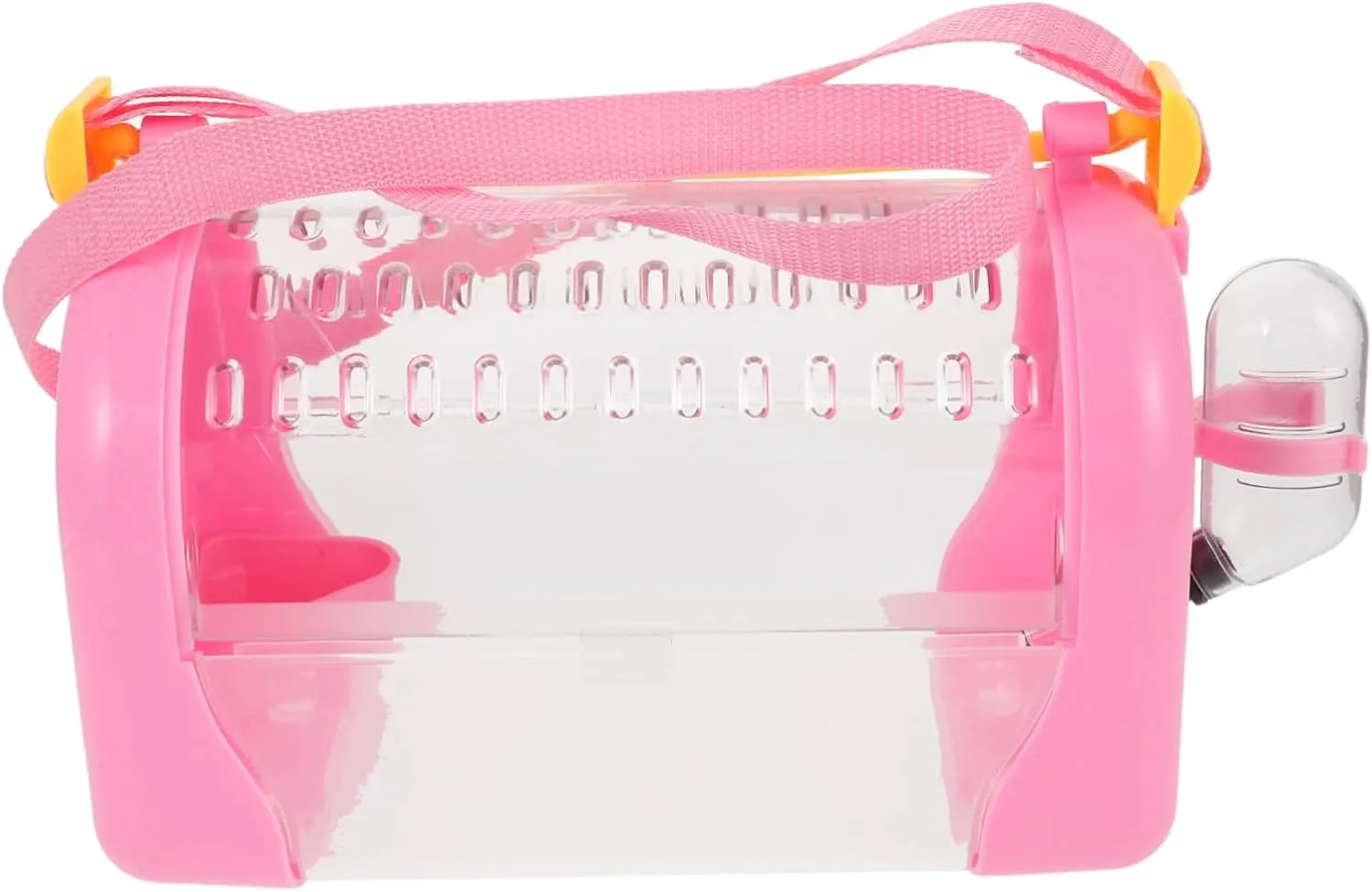KESYOO Strap Cage Indoor Hutch Hamster Travel Carry Case Portable Hamster Cage Mini Enclosure Pet Small Kennel Carrier Portable Guinea Pig Carrier Guinea Pig Holder Small Pet Container Pp