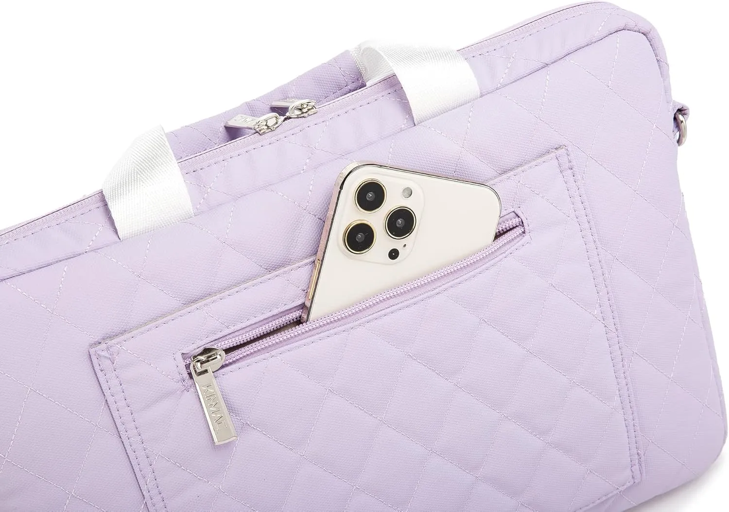 Kinmac 360 Degree Laptop Bag Full Cushioned Laptop Shoulder Bag For MacBook Air Pro 13 inch MacBook 14 inch and 13 inch-14 inch Laptop (Purple)