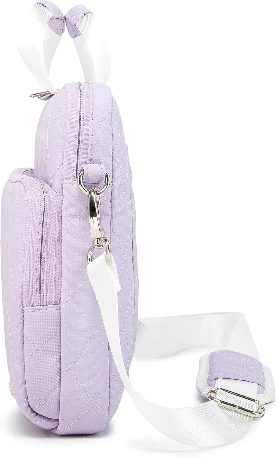 Kinmac 360 Degree Laptop Bag Full Cushioned Laptop Shoulder Bag For MacBook Air Pro 13 inch MacBook 14 inch and 13 inch-14 inch Laptop (Purple)
