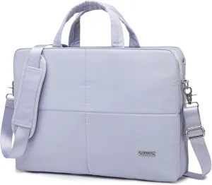 Kinmac 360° Protective Full Cushioned Muti-Compartments Laptop Shoulder Case Bag Briefcase For MacBook Pro 16 inch,MacBook Air 15 inch and 15 inch-15.6 inch HP,Lenovo,Dell,ASUS,Acer Laptop (Purple)