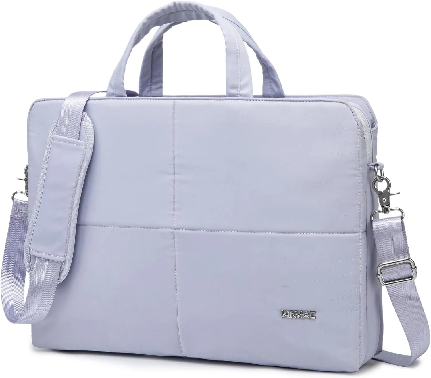 Kinmac 360° Protective Full Cushioned Muti-Compartments Laptop Shoulder Case Bag Briefcase For MacBook Pro 16 inch,MacBook Air 15 inch and 15 inch-15.6 inch HP,Lenovo,Dell,ASUS,Acer Laptop (Purple)