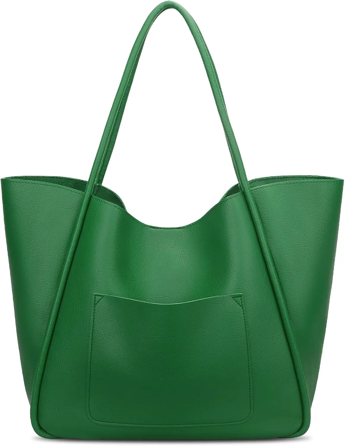 KKXIU Tote Bag for Women Vegan Leather Shoulder Purse Large Capacity Travel Bag