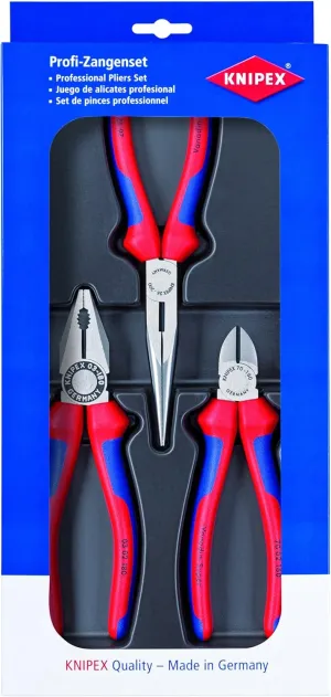 KNIPEX Tools - 3 Piece Multi-Component Combination, Long Nose, Diagonal Set (2011)