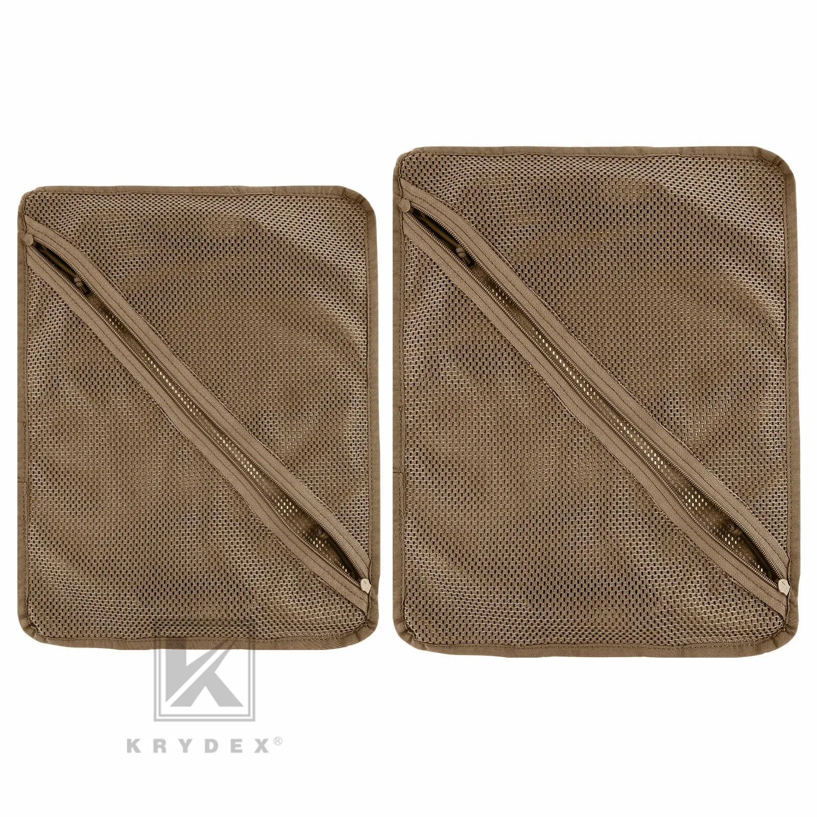Krydex Tactical Storage Mesh Pouch Set Insert Modular Utility Admin Pockets Travel Organizer EDC Bag