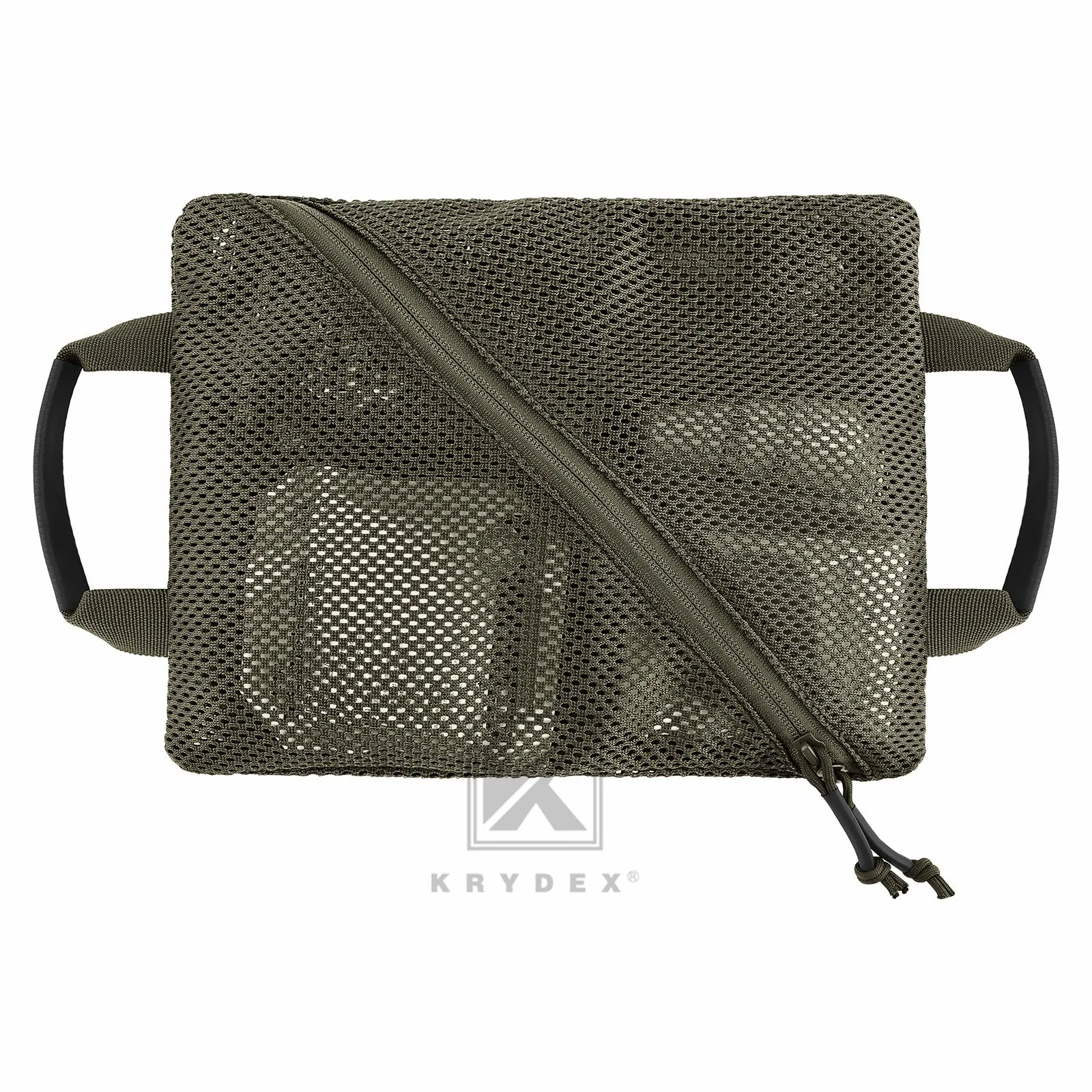 Krydex Tactical Storage Mesh Pouch Set Insert Modular Utility Admin Pockets Travel Organizer EDC Bag