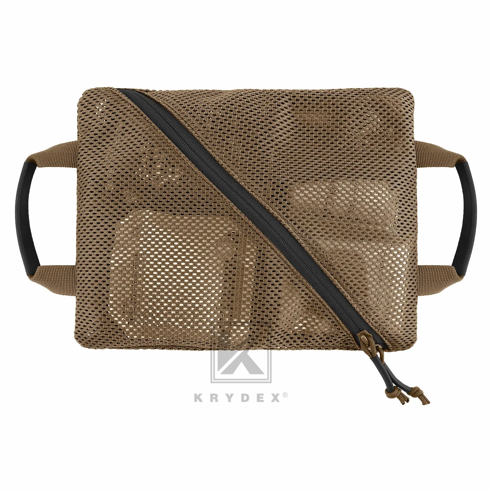 Krydex Tactical Storage Mesh Pouch Set Insert Modular Utility Admin Pockets Travel Organizer EDC Bag