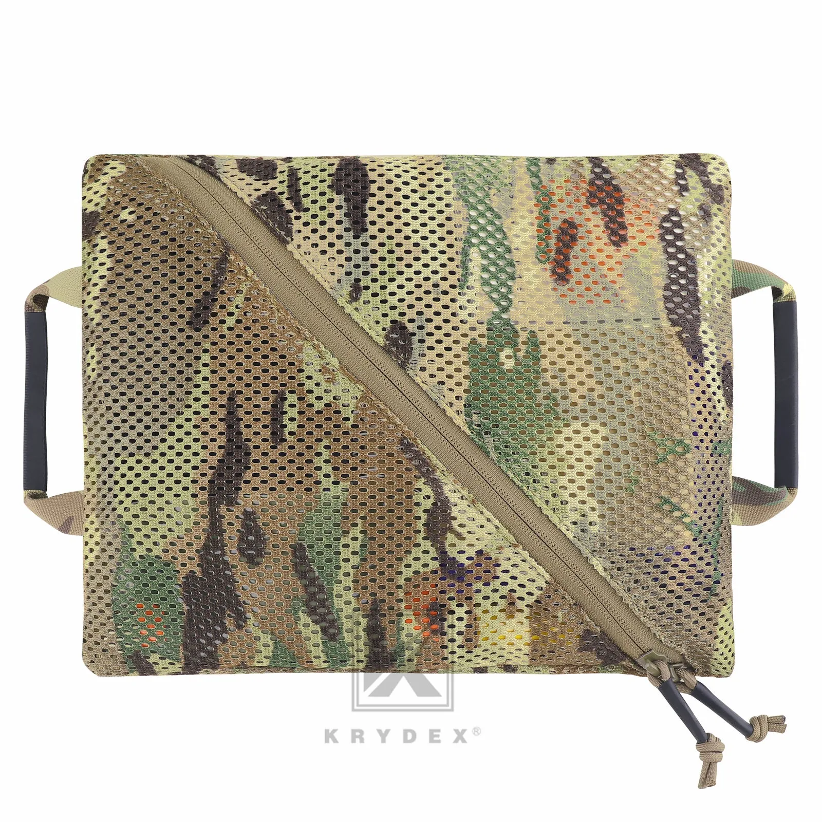 Krydex Tactical Storage Mesh Pouch Set Insert Modular Utility Admin Pockets Travel Organizer EDC Bag
