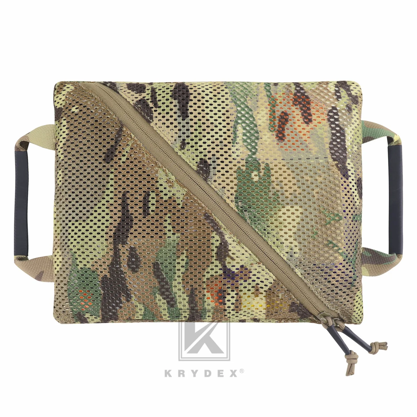 Krydex Tactical Storage Mesh Pouch Set Insert Modular Utility Admin Pockets Travel Organizer EDC Bag