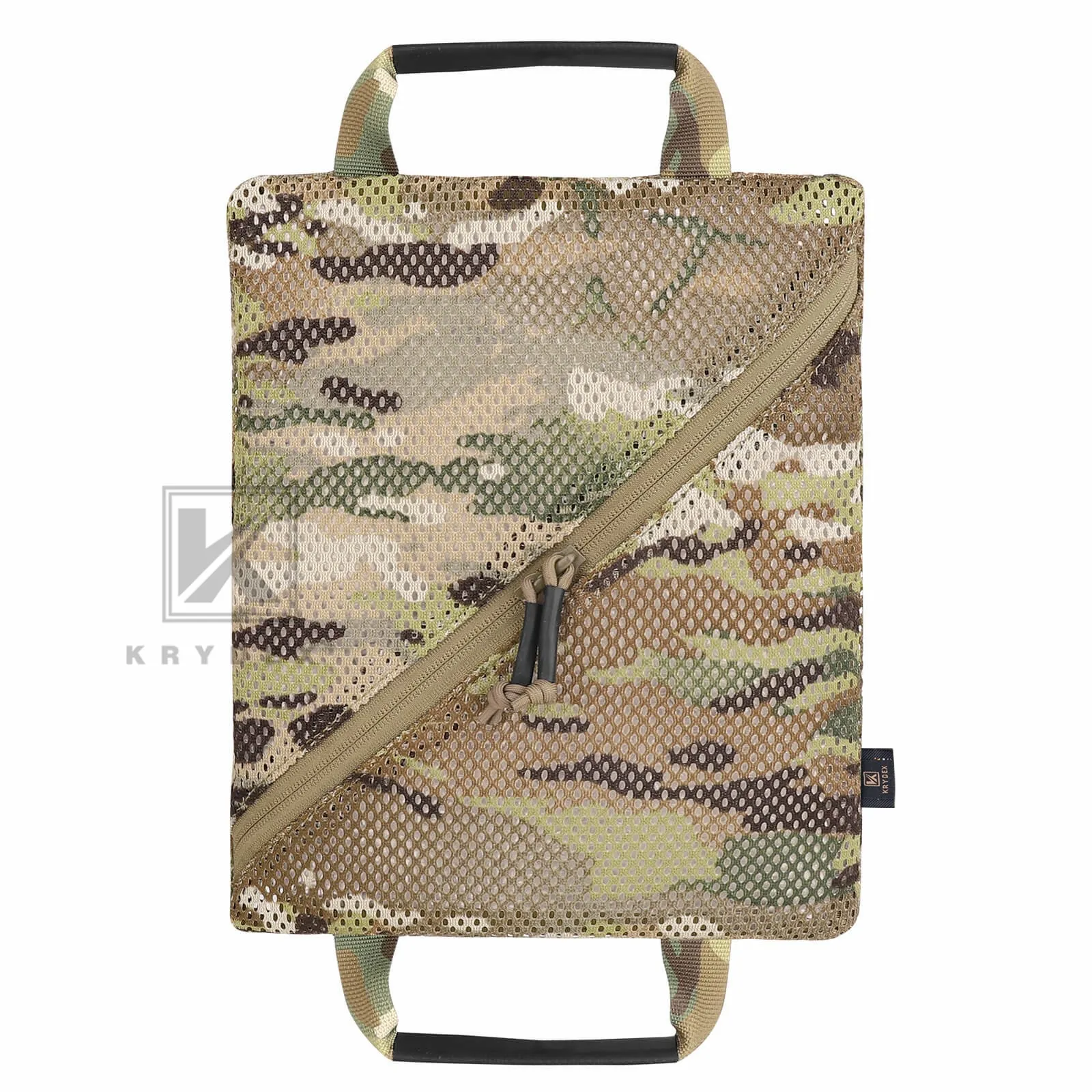 Krydex Tactical Storage Mesh Pouch Set Insert Modular Utility Admin Pockets Travel Organizer EDC Bag