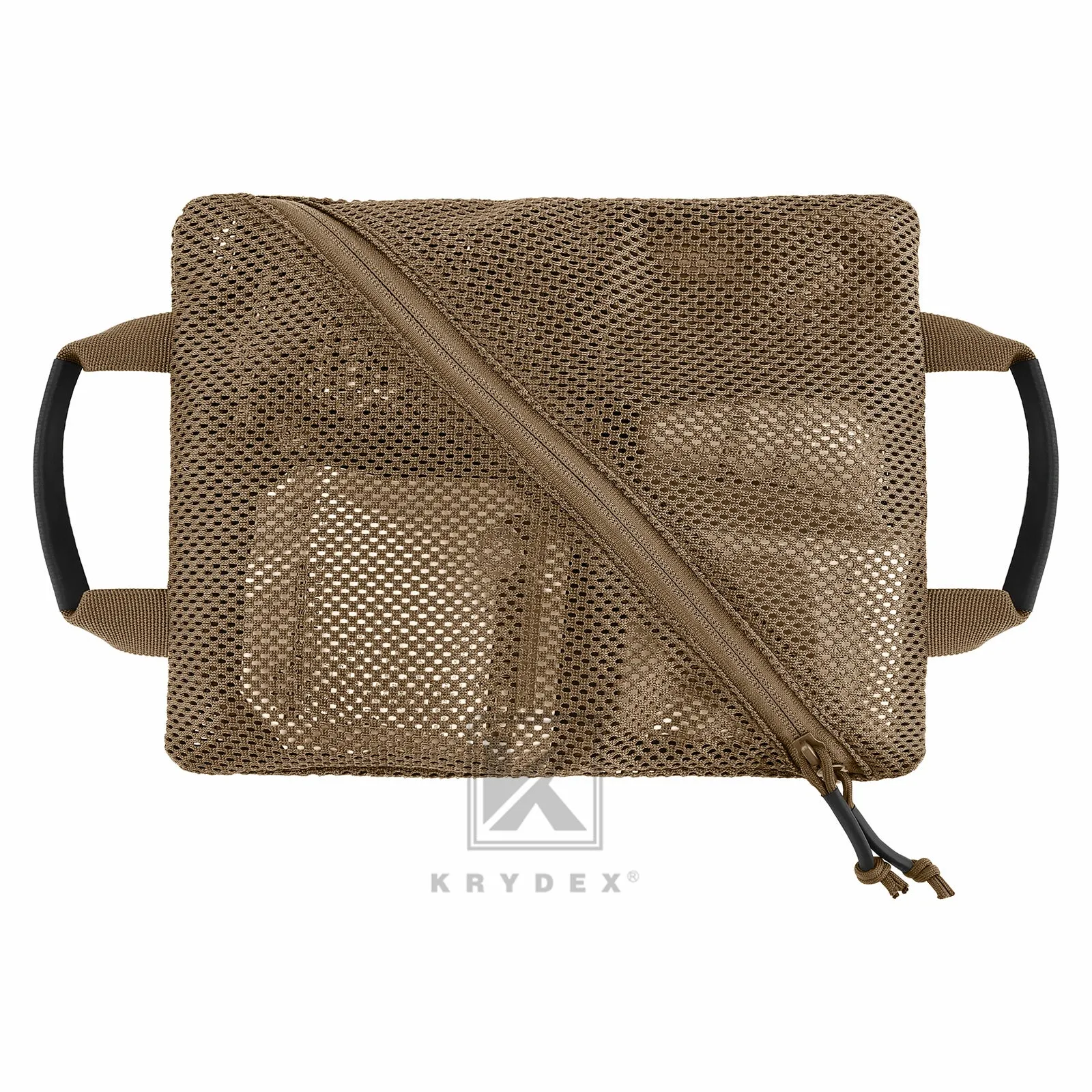Krydex Tactical Storage Mesh Pouch Set Insert Modular Utility Admin Pockets Travel Organizer EDC Bag