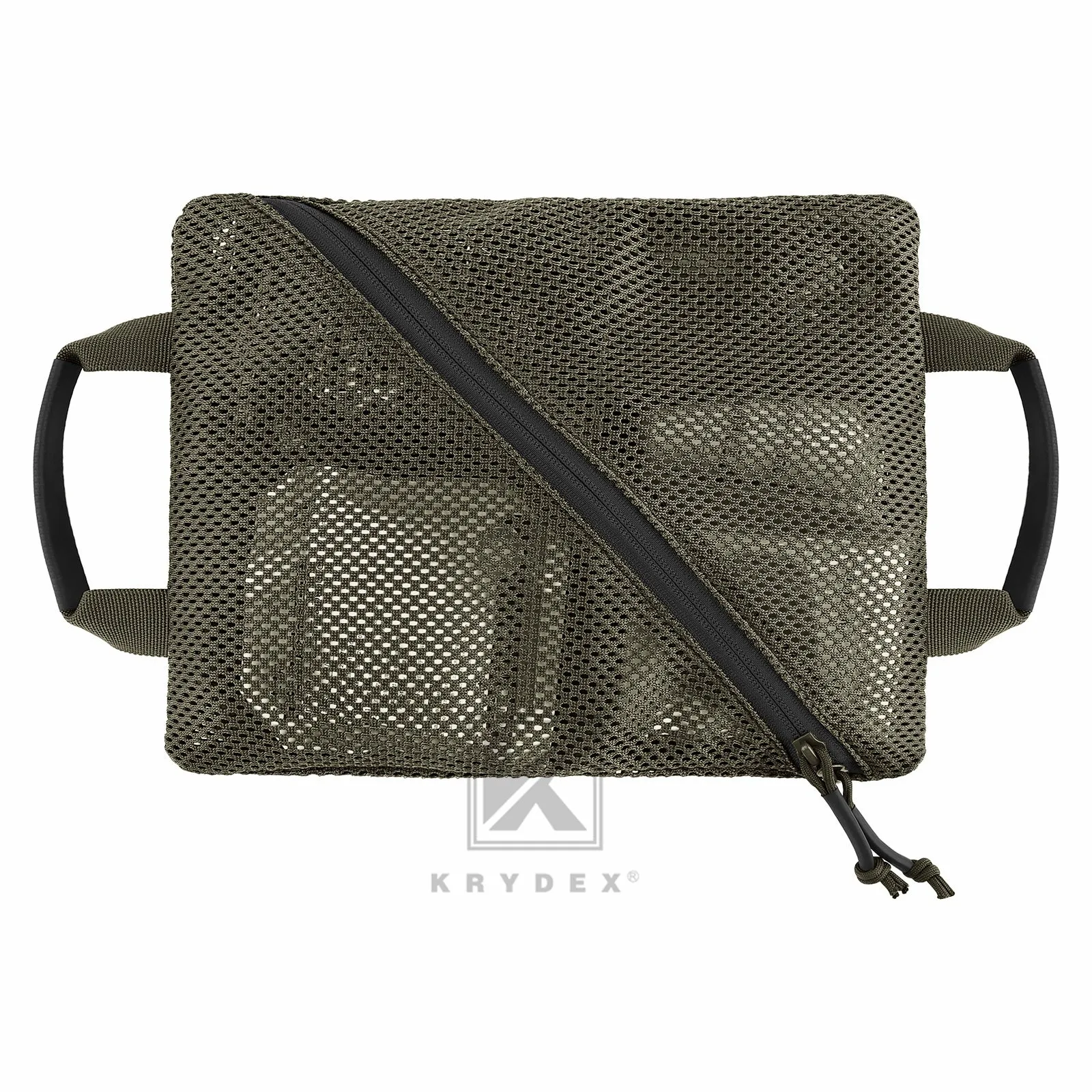 Krydex Tactical Storage Mesh Pouch Set Insert Modular Utility Admin Pockets Travel Organizer EDC Bag