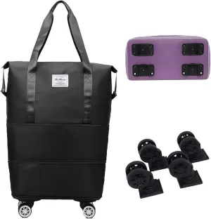 Kulken/pepepo/beente travel Bag With Wheels,Kulken Travel Bag,2025 New Large Capacity Travel Bag - Universal Wheel Removable,Wheel-Equipped (A)