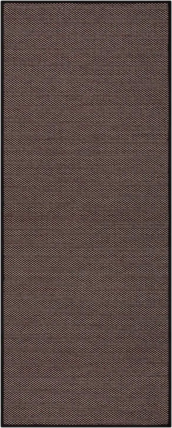 Lahome Farmhouse Black Runner Rug, 2x5 Runners for Hallways Entryway Non Slip Washable Kitchen Rugs, Neutral Non Shedding Floor Carpet for Entry Bathroom