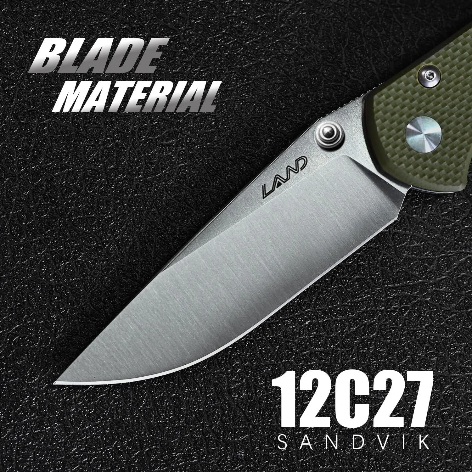 LAND Outdoor Hunting Survival Camping EDC Tool Pocket Folding Knife (911)