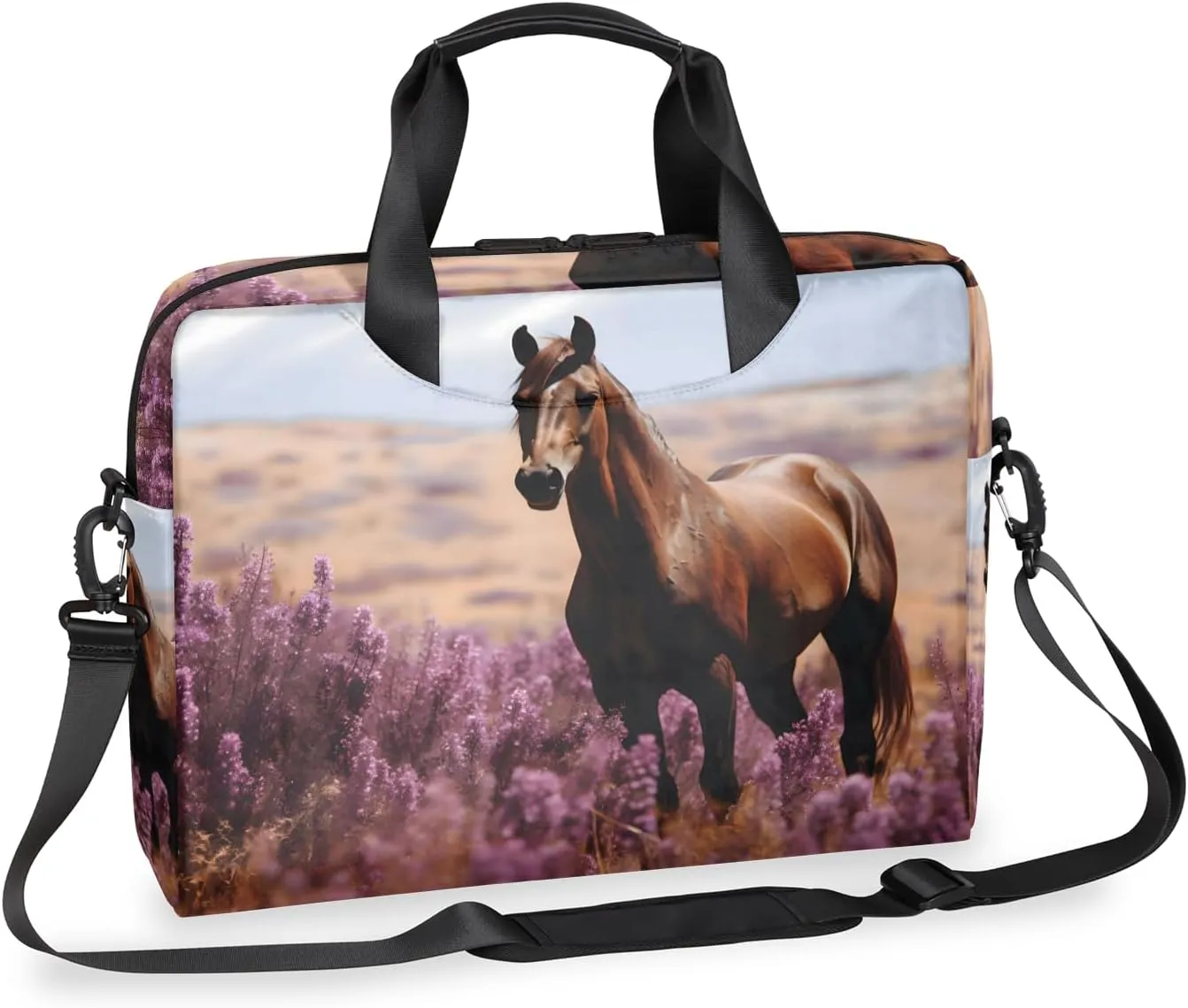 Laptop Bag 15.6 Inch Laptop Sleeve Case with Shoulder Straps Computer Slim Briefcase for Men and Women