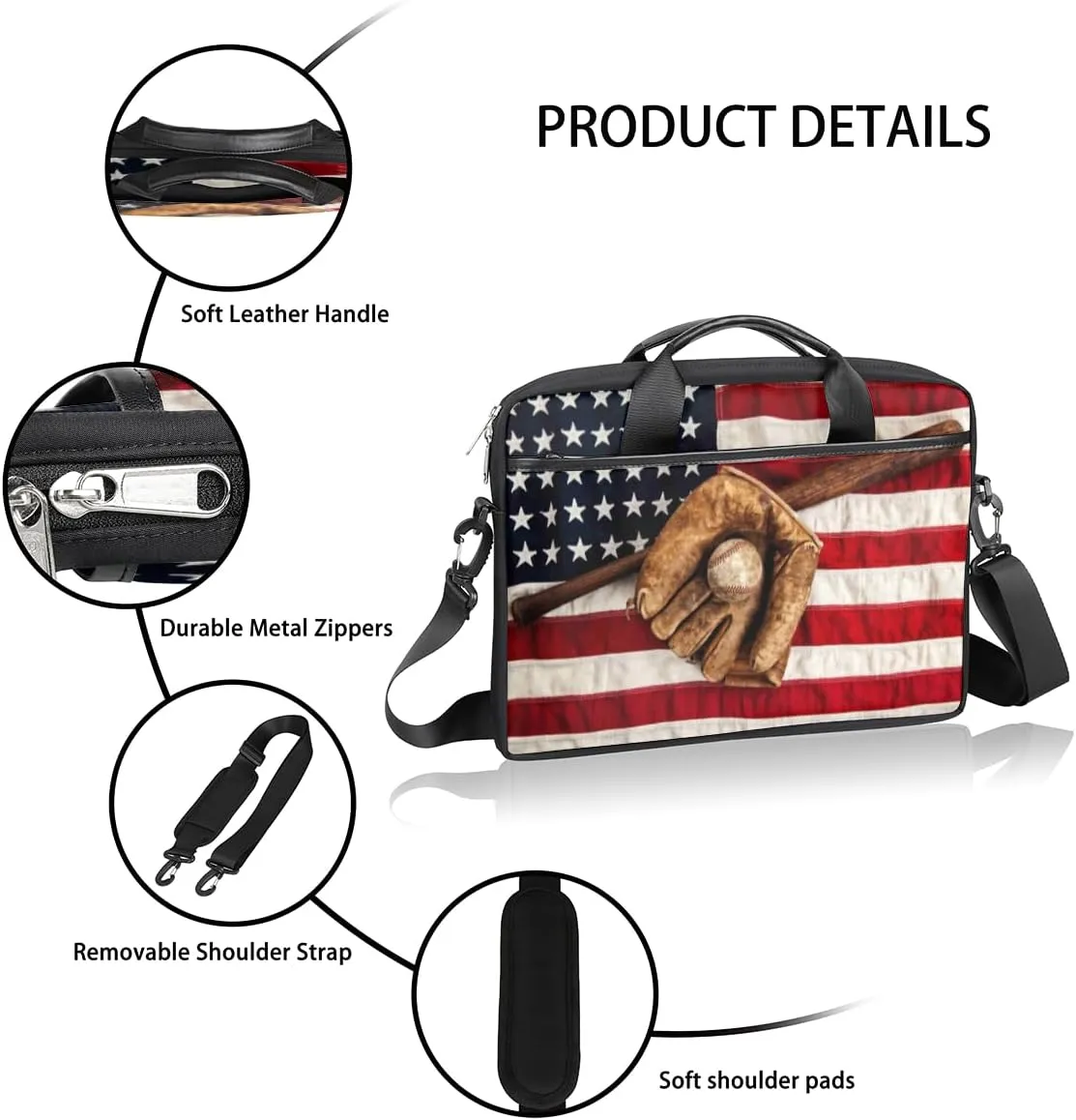Laptop Bag Case Shoulder Messenger Carrying Bag 13 14 15 Inch Waterproof Computer Sleeve Cover