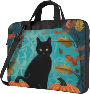 Laptop Bag fit,Thanksgiving Turkey Pumpkin Harvest Handbag CrossbodyBag, Suitable for Office School Travel