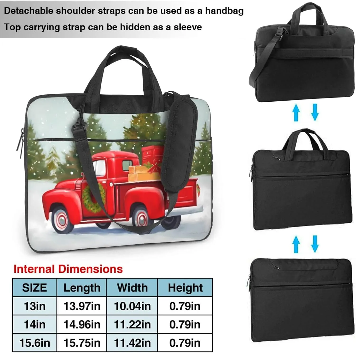 Laptop Bag fit,Thanksgiving Turkey Pumpkin Harvest Handbag CrossbodyBag, Suitable for Office School Travel