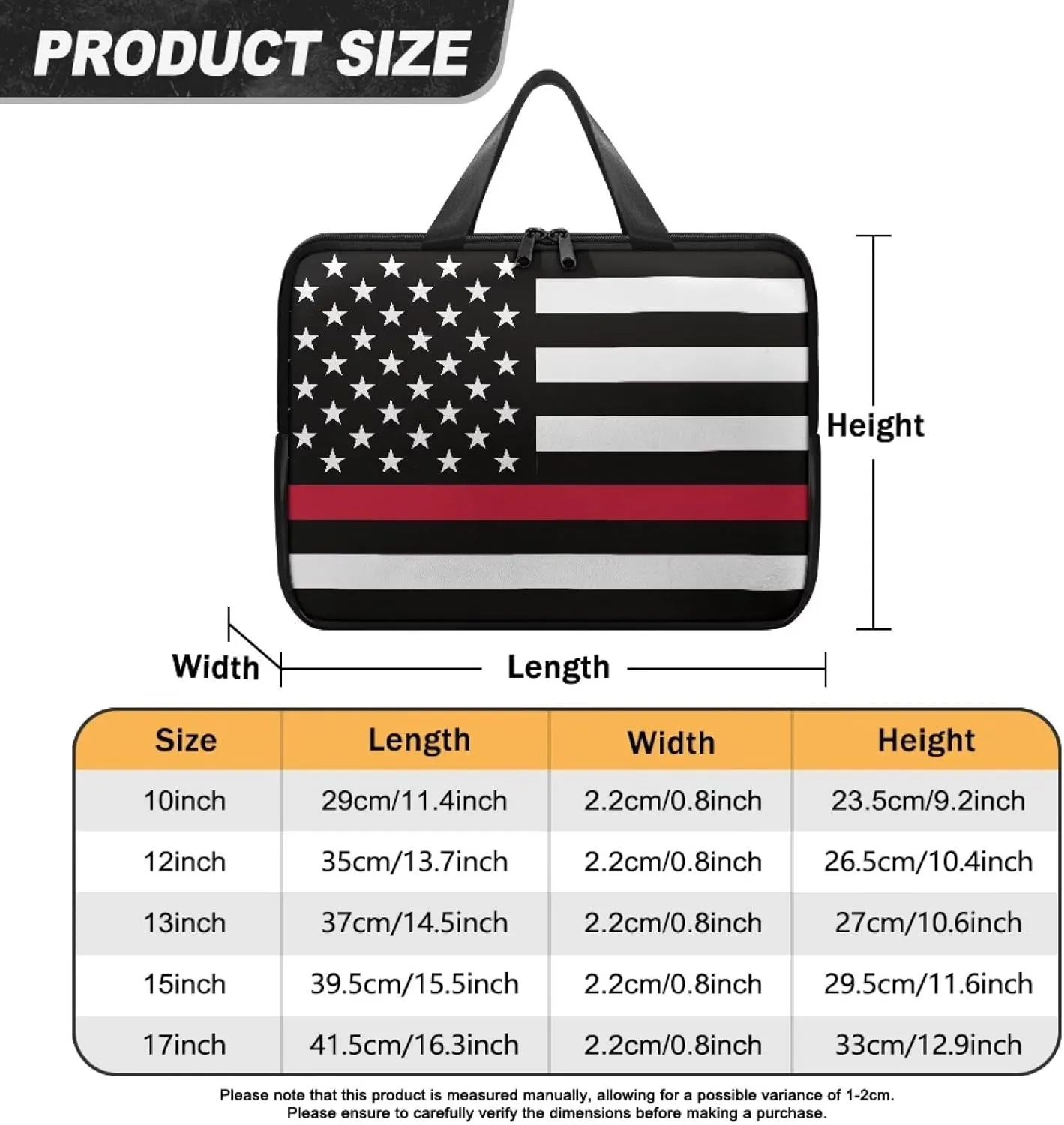 Laptop Bag for Women Men Waterproof Carrying Case Zipper Computer Handbag for Office Business 10 Inch- 17 Inch