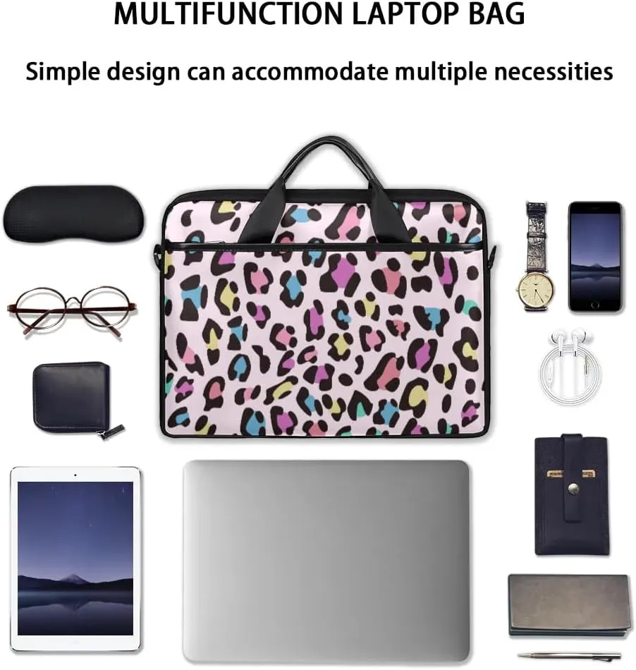 Laptop Bag Waterproof Laptop Shoulder Bag with Adjustable And Removable Shoulder Strap Fits Laptop 13-15.6 Inch