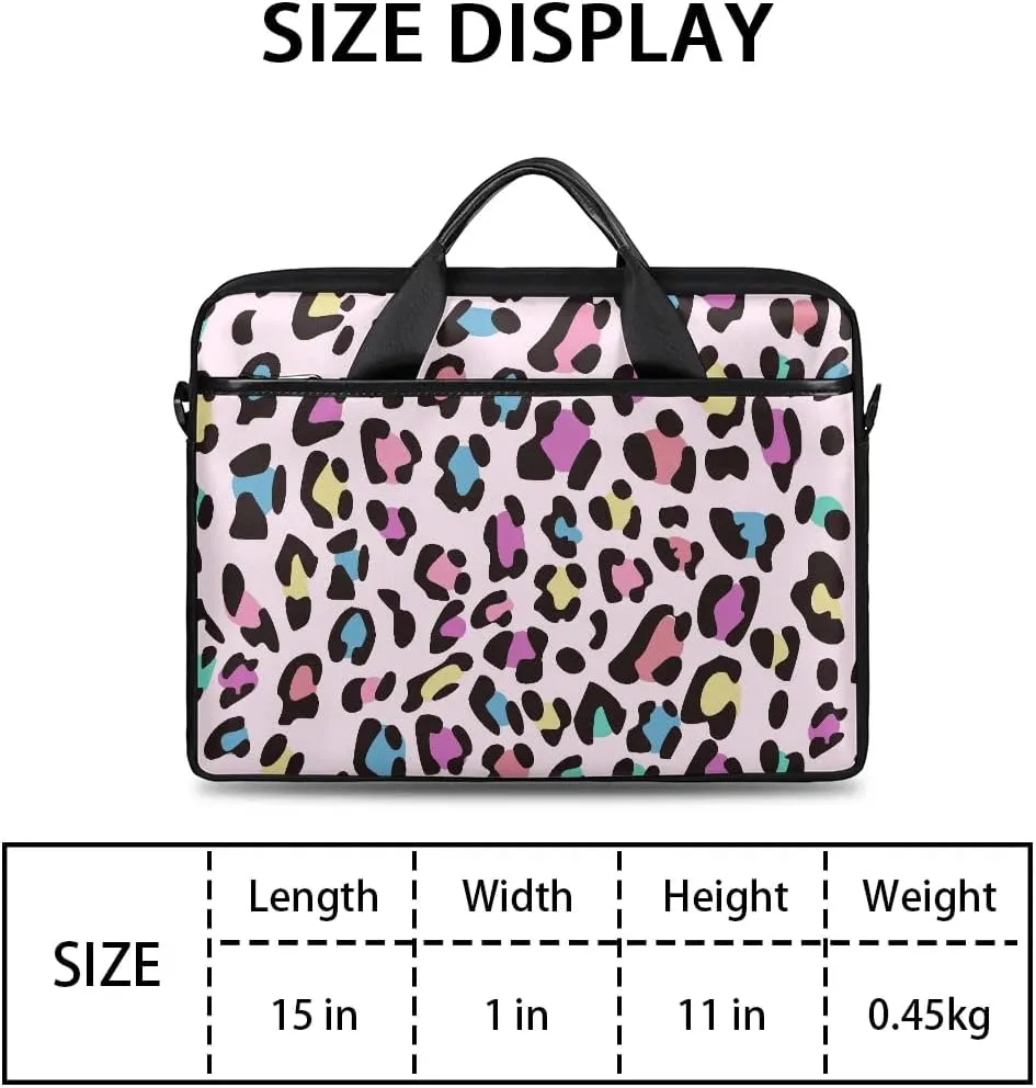 Laptop Bag Waterproof Laptop Shoulder Bag with Adjustable And Removable Shoulder Strap Fits Laptop 13-15.6 Inch