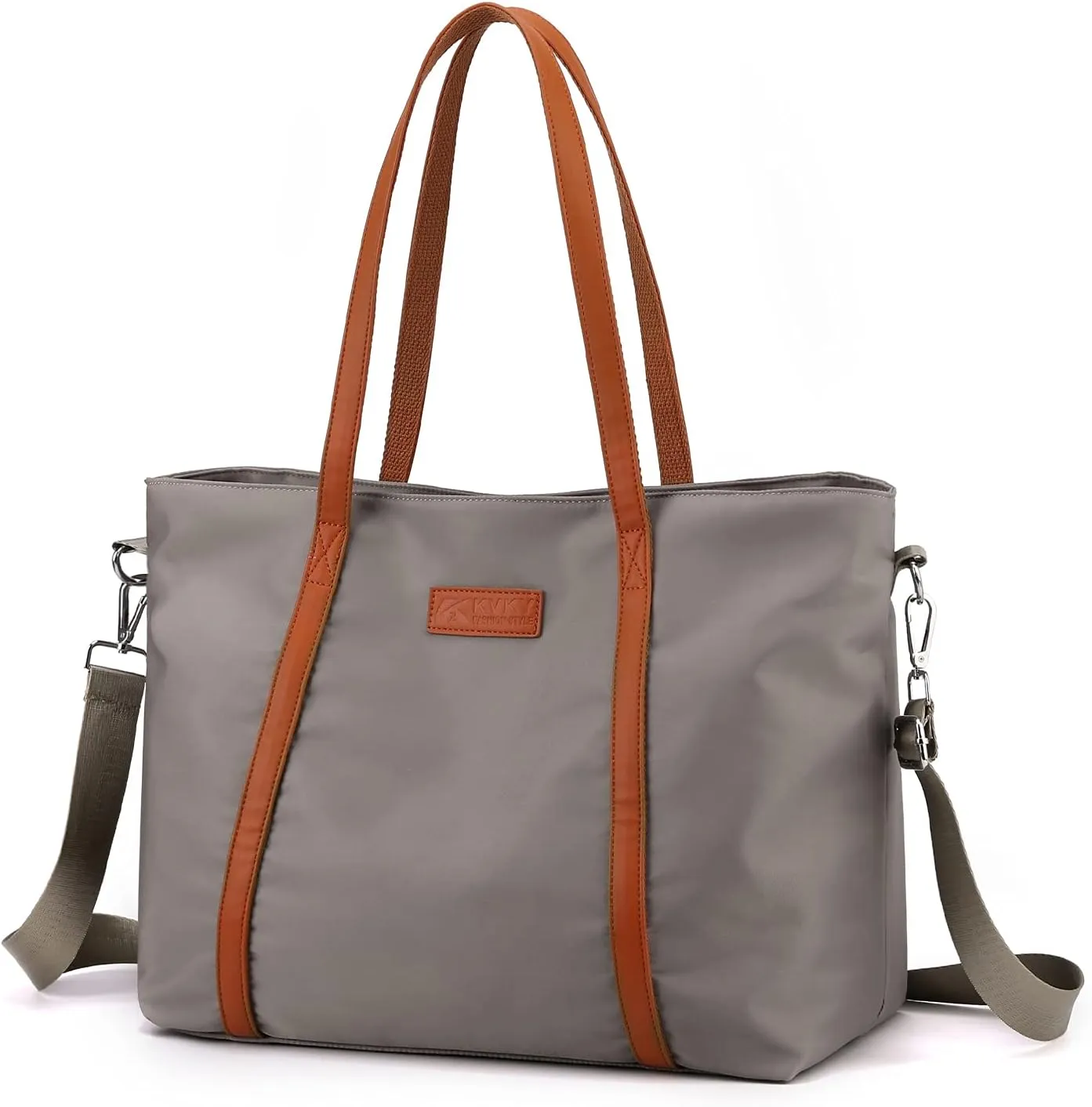 Laptop Bag Waterproof Lightweight Shoulder Tote for Women Nylon Briefcase Computer Work Handbag Fits 15.6 inch