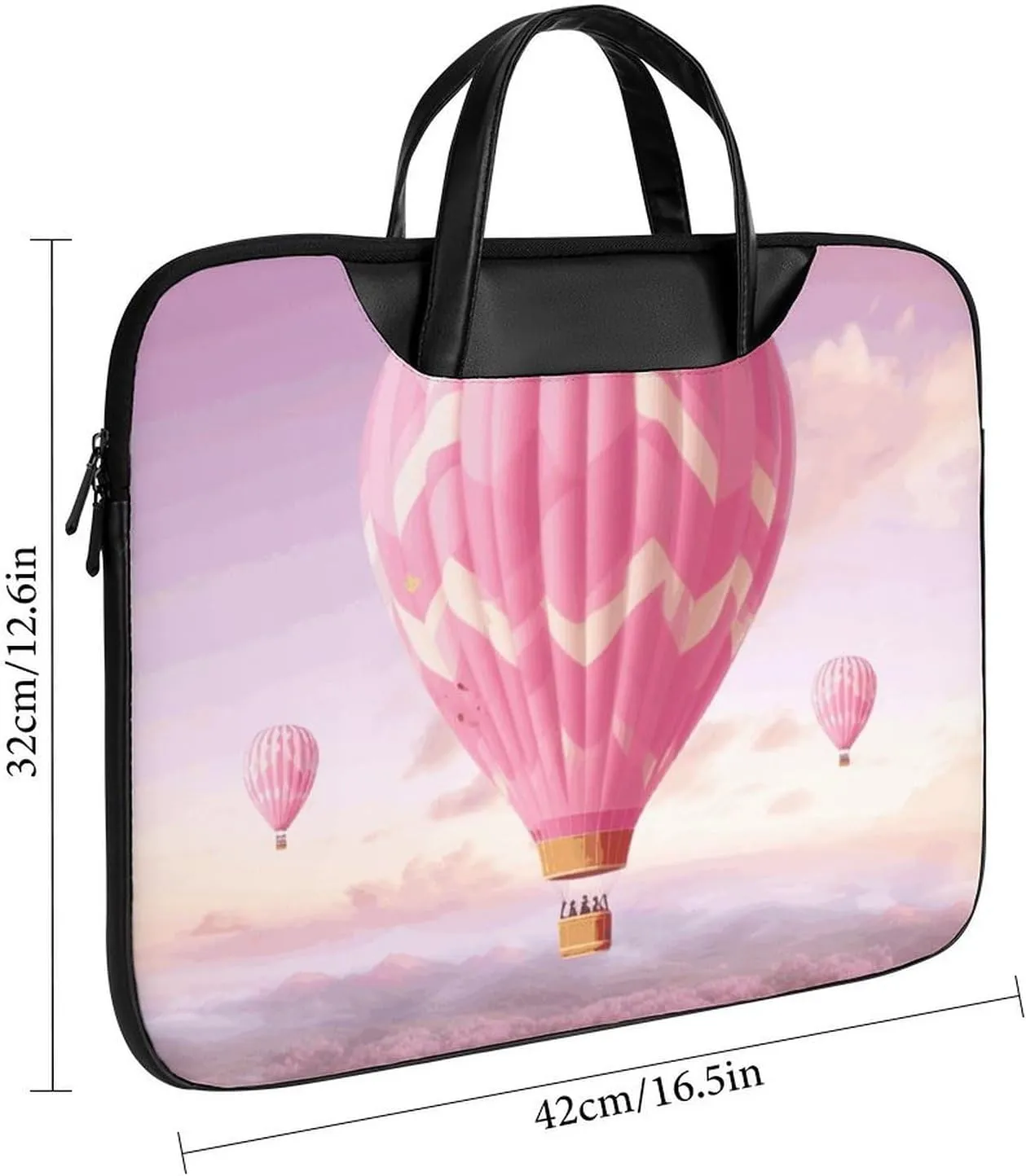 Laptop Shoulder Bag 16.5 Inch Laptop Bag Lovely Alpaca Computer Bag Messenger Bag for Men Women