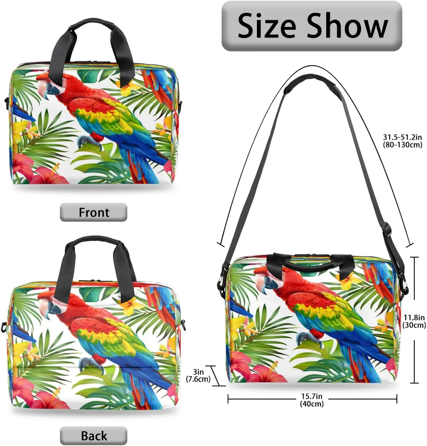 Laptop Shoulder Bag Compatible with Handle, Messenger Shoulder Case for Laptop or Tablet, Laptop Carrying Case