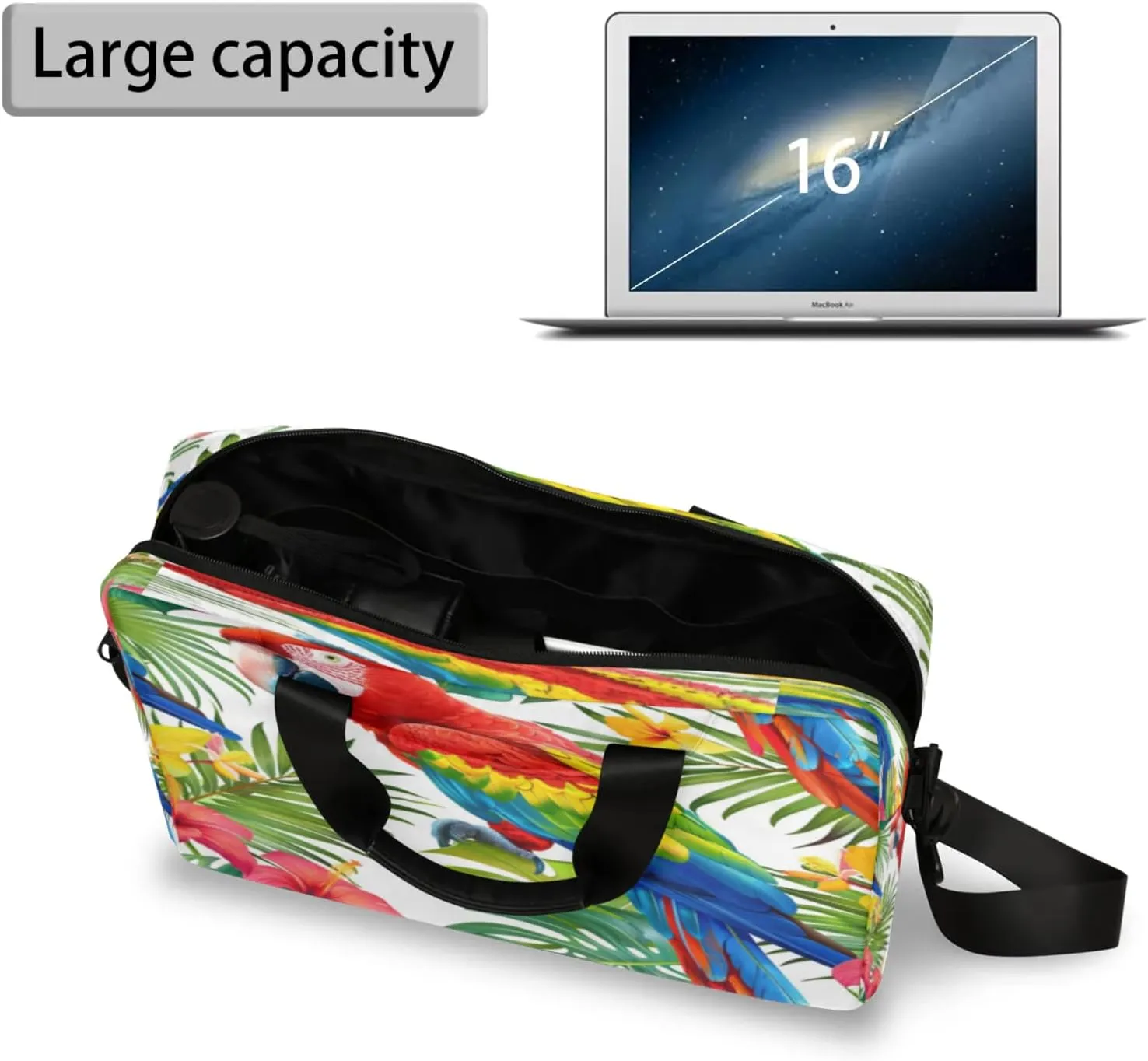 Laptop Shoulder Bag Compatible with Handle, Messenger Shoulder Case for Laptop or Tablet, Laptop Carrying Case