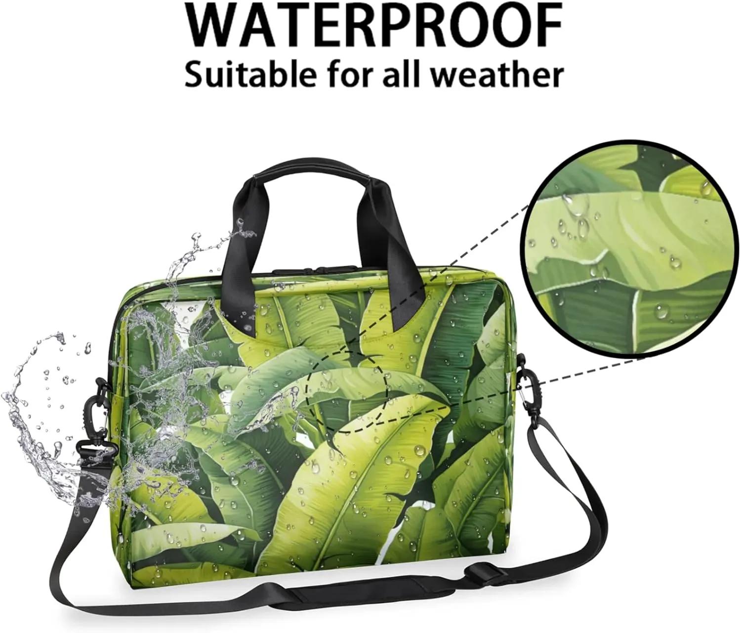 Laptop Shoulder Bag Compatible with Handle, Messenger Shoulder Case for Tablet, Laptop Carrying Case