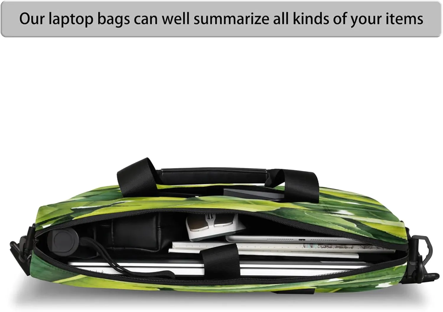 Laptop Shoulder Bag Compatible with Handle, Messenger Shoulder Case for Tablet, Laptop Carrying Case