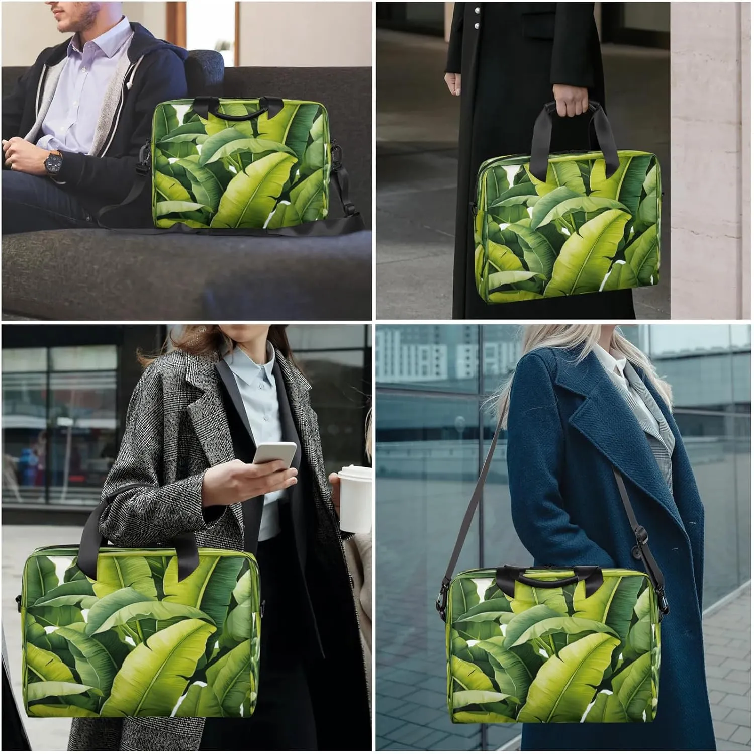 Laptop Shoulder Bag Compatible with Handle, Messenger Shoulder Case for Tablet, Laptop Carrying Case