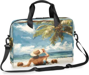 Laptop Shoulder Bag Compatible with Handle, Messenger Shoulder Case for Tablet, Laptop Carrying Case