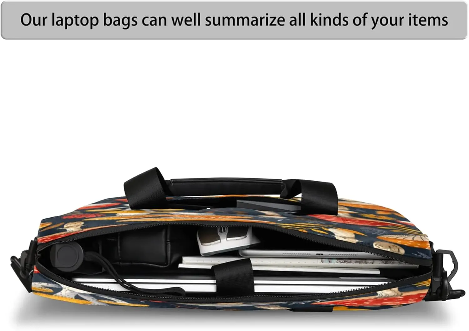 Laptop Shoulder Bag Compatible with Handle, Messenger Shoulder Case for Tablet, Laptop Carrying Case