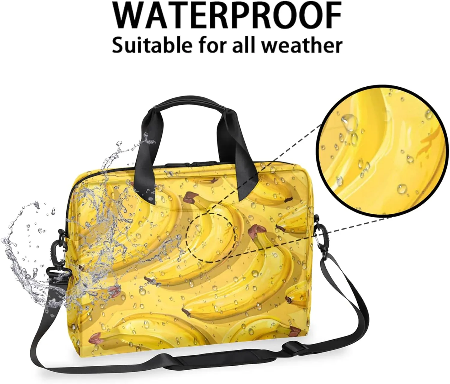 Laptop Shoulder Bag Compatible with Handle, Messenger Shoulder Case for Tablet, Laptop Carrying Case