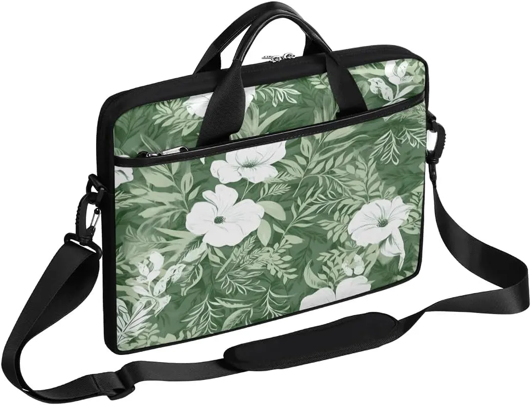 Laptop Shoulder Bag Computer Bag 13-15 Inches Laptop Carrying Case with Shoulder Strap for Women Men