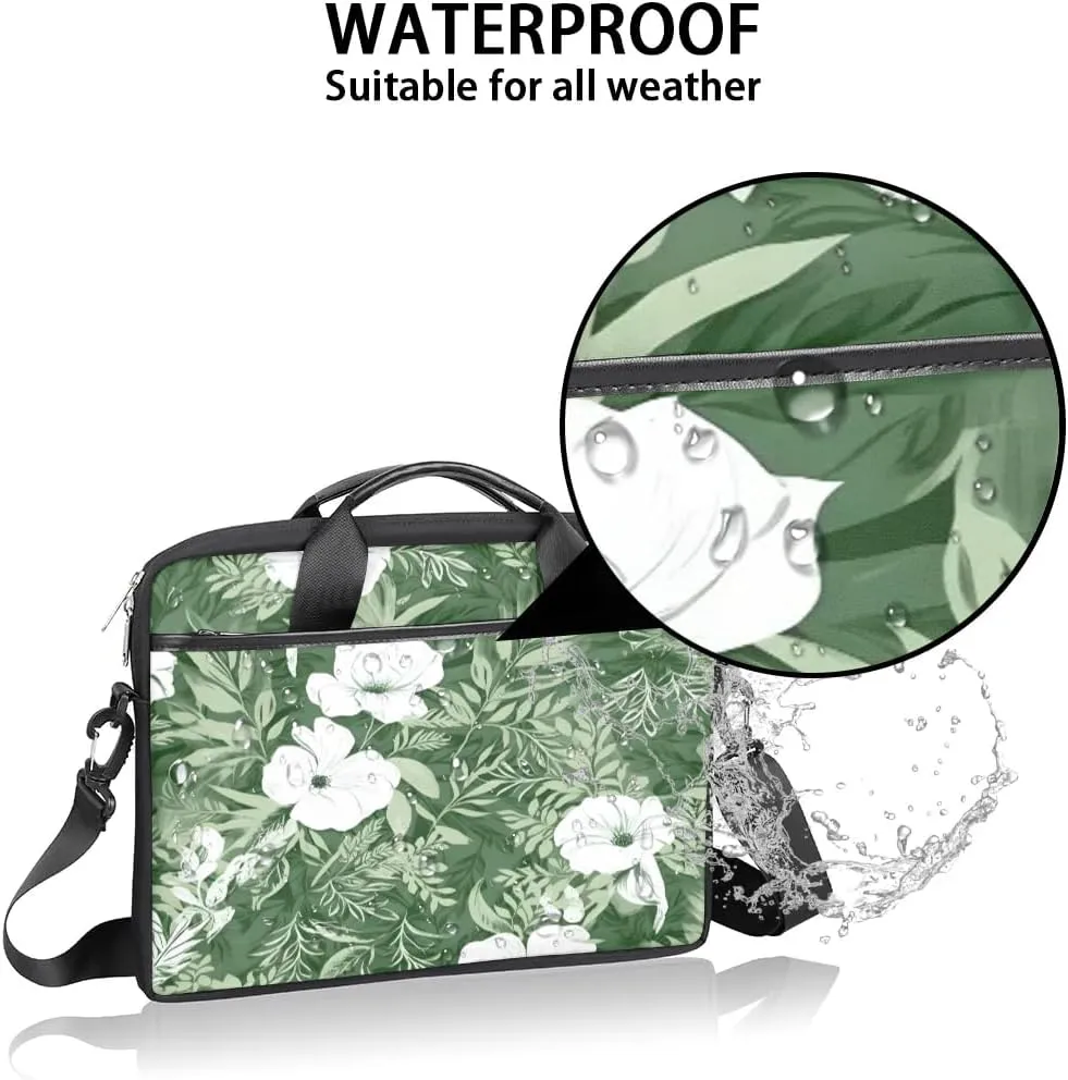Laptop Shoulder Bag Computer Bag 13-15 Inches Laptop Carrying Case with Shoulder Strap for Women Men