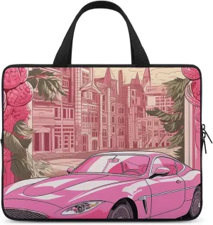 Laptop Shoulder Bag Laptop Bag Computer Bag Peach Groceries Art Messenger Bag for Unisex