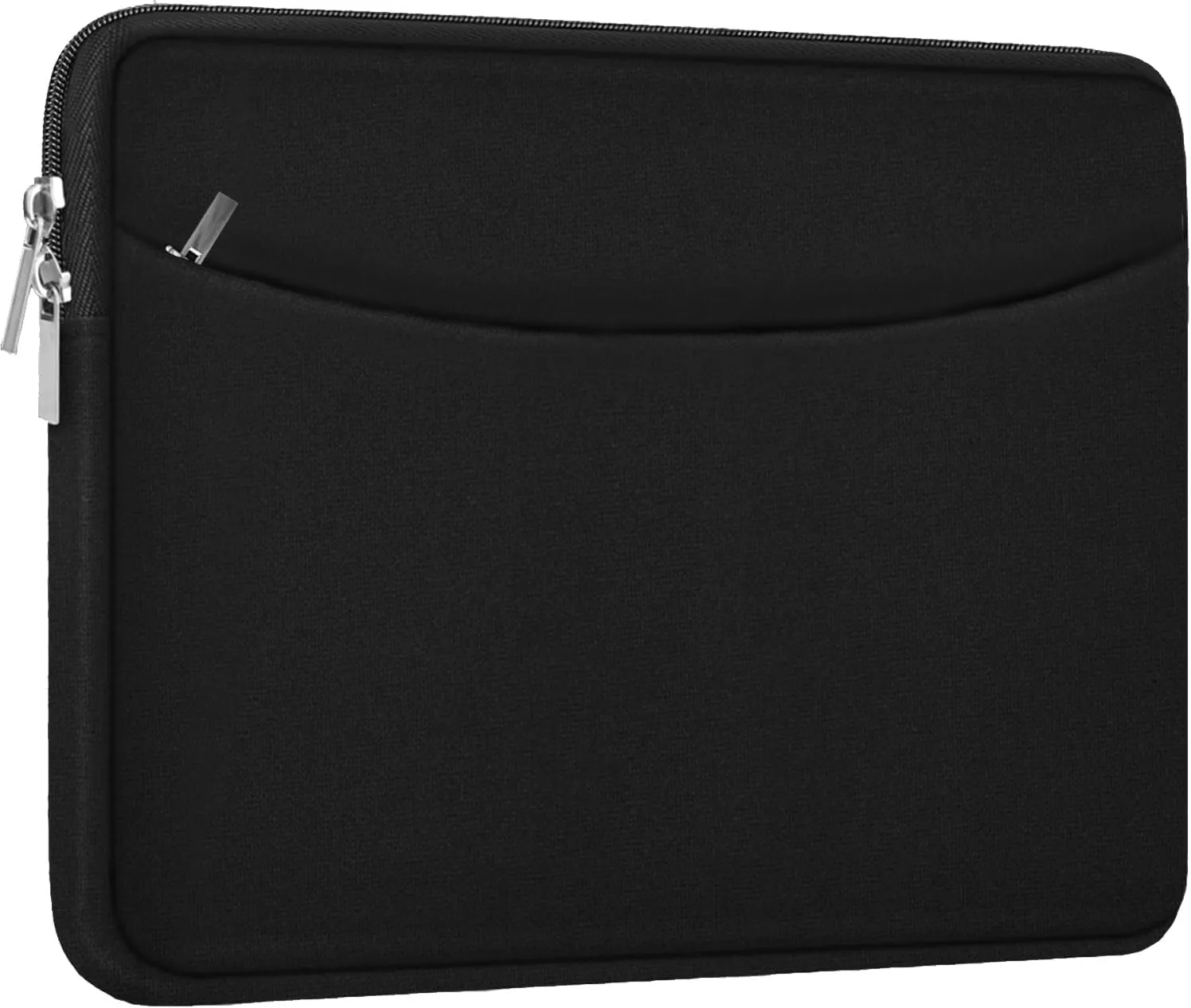 Laptop Sleeve 13.3 inch, Shockproof Protective Briefcase Carrying Computer Cover Bag with Accessory Pocket Portable Laptop Case Compatible with MacBook Air Pro 13.3 inch 14 inch, Black