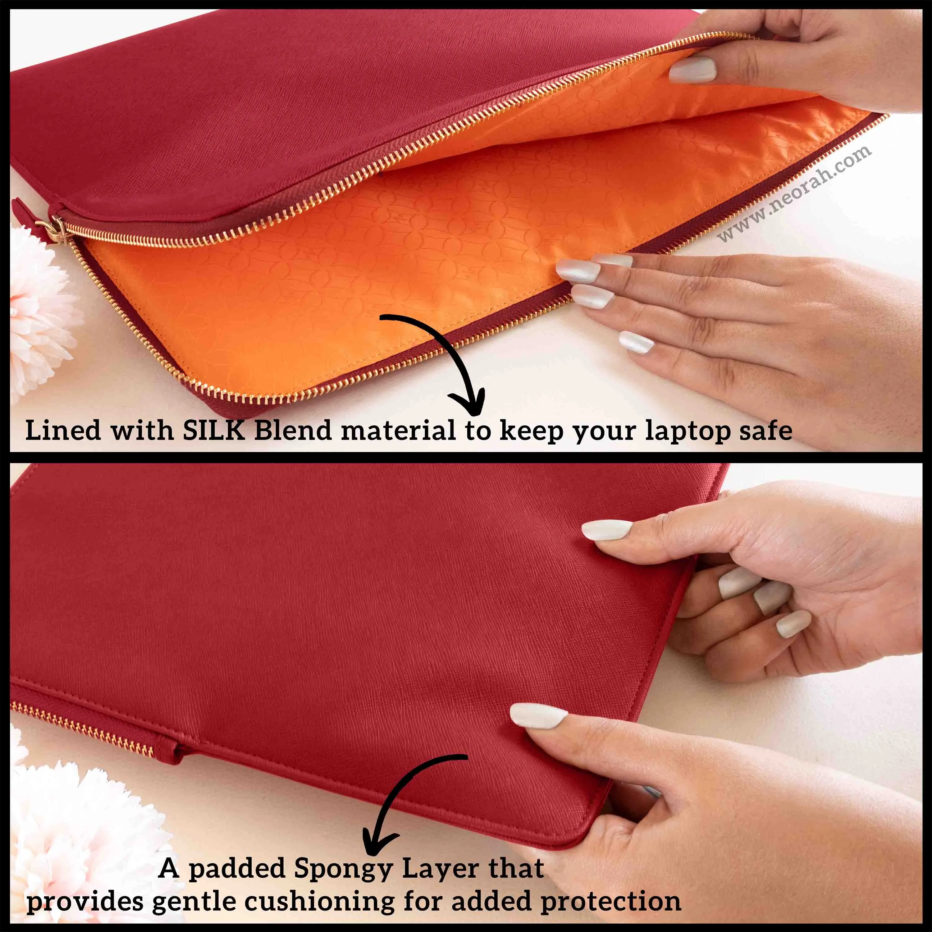 LAPTOP SLEEVE - ZIPPER CLOSURE