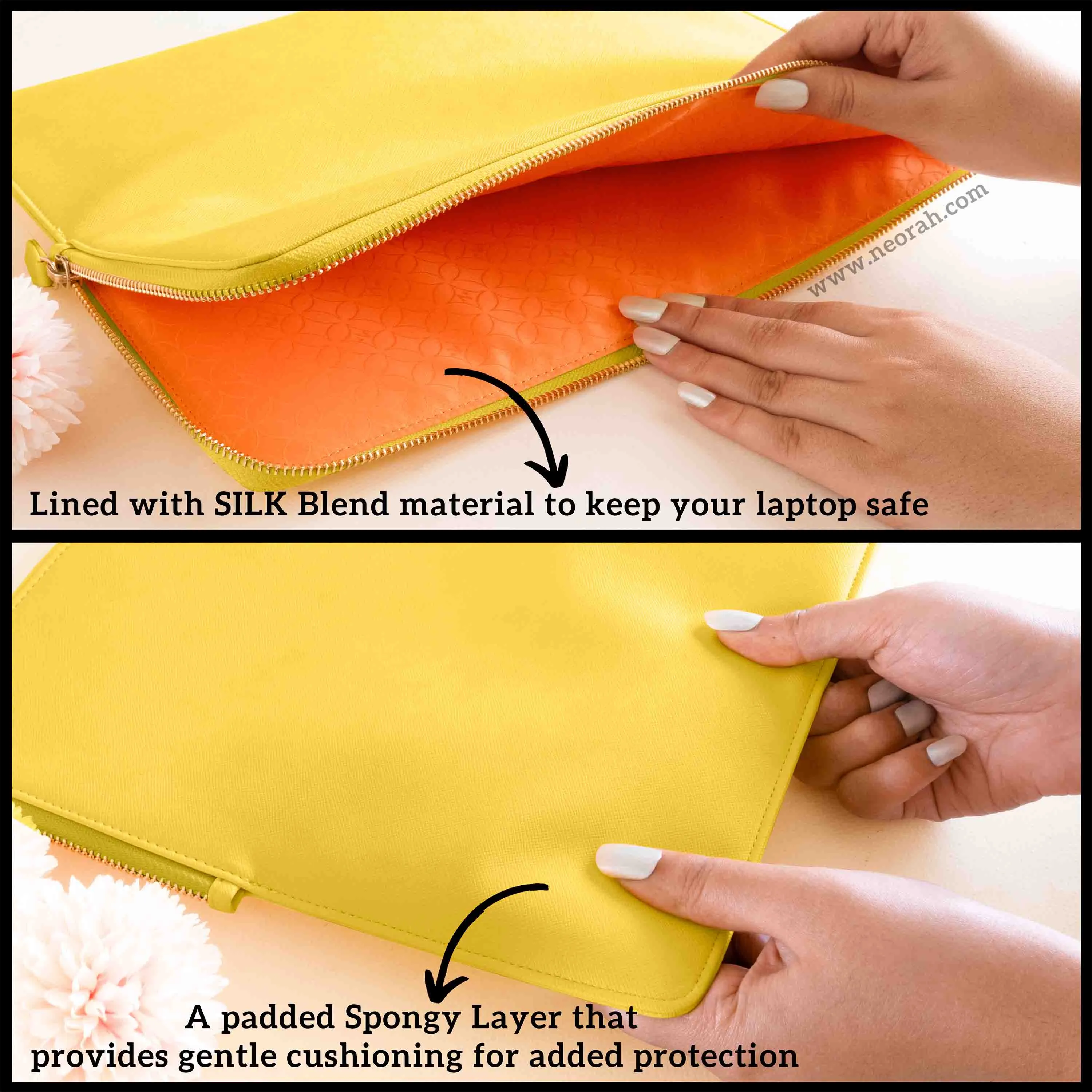 LAPTOP SLEEVE - ZIPPER CLOSURE