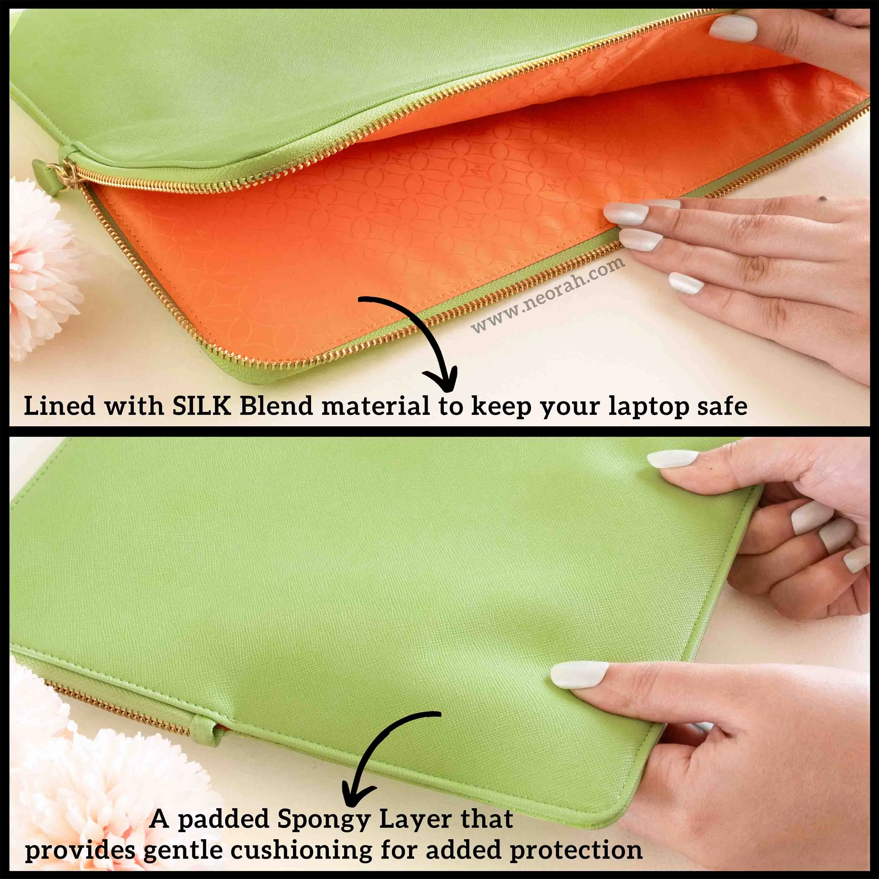 LAPTOP SLEEVE - ZIPPER CLOSURE